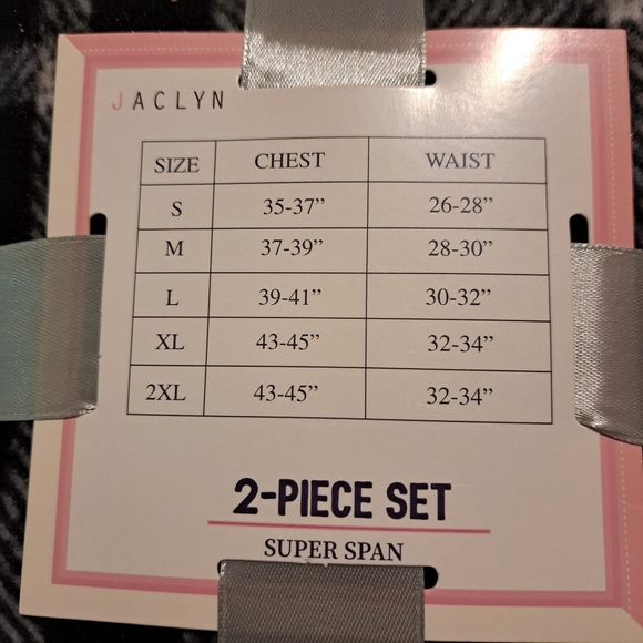 Jaclyn Intimates Plaid Fleece Women's Sleepwear Set, Dark Blue Size L - Picture 4 of 4